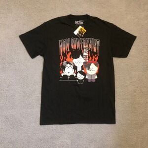 South Park Goth Emo Kids Non Conformist Graphic Shirt Black Large NWT Hot Topic